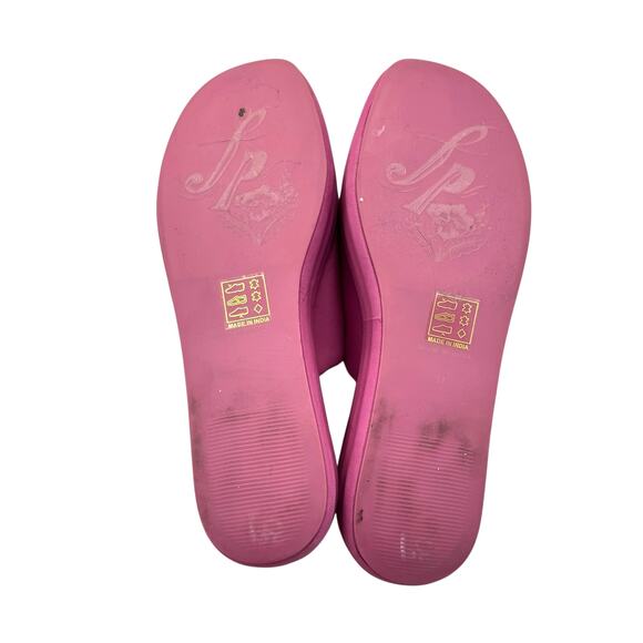 Free People Harbor Fuchsia Purple Nubuck Suede Leather Platform Slip On Shoes - Picture 11 of 12